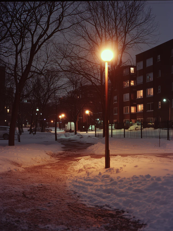 Serene Winter Evening