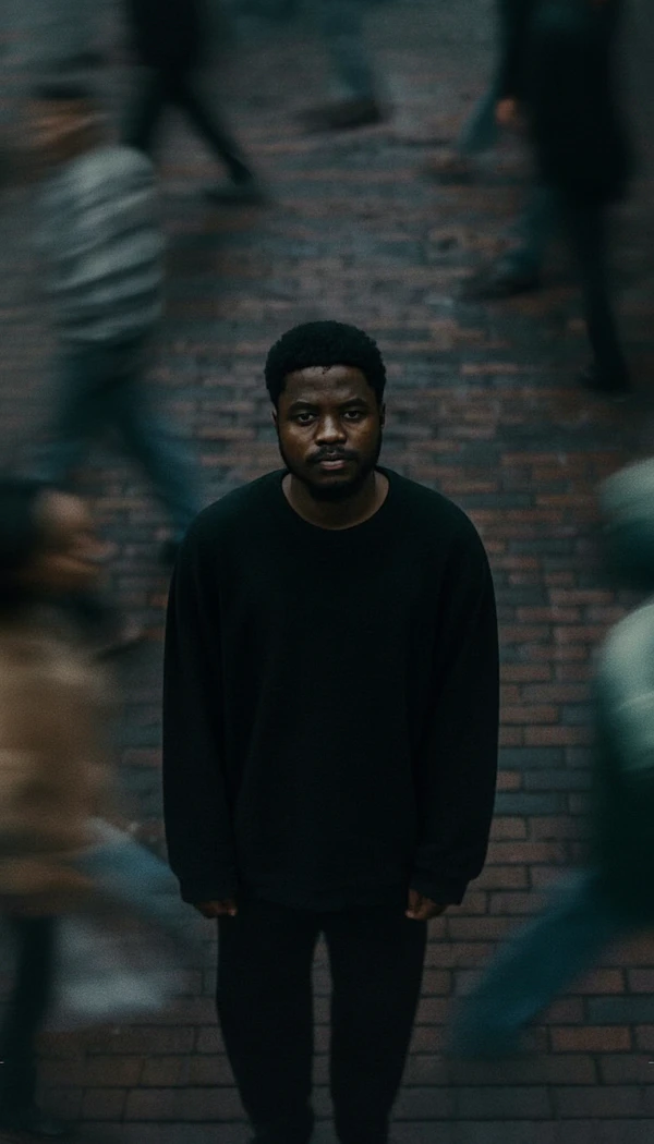 Man on Brick Street