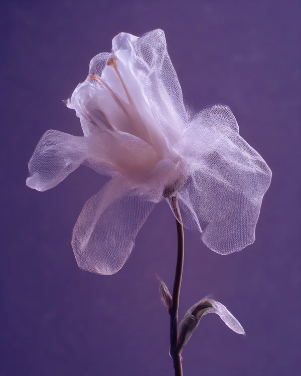 Ethereal Fabric Rose