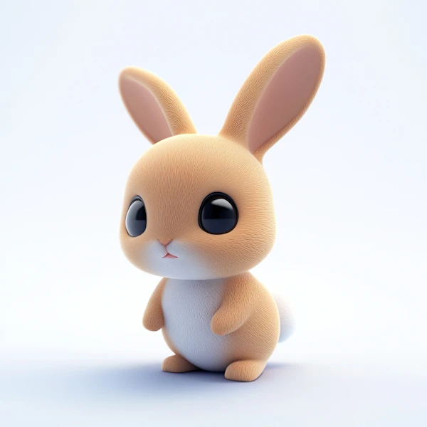 Adorable Cartoon Bunny