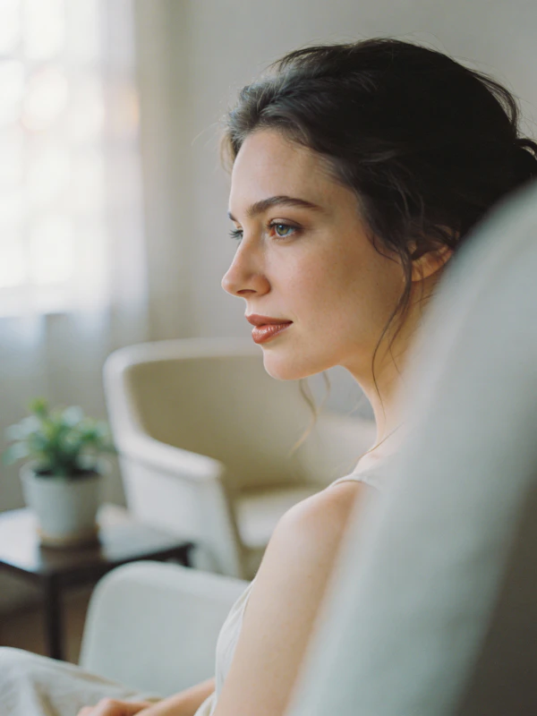 Serene Profile Portrait