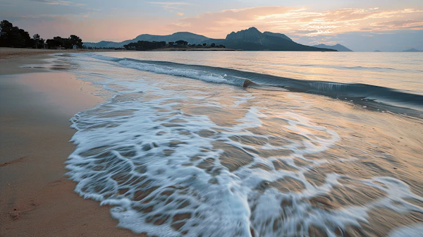 Serene Beach Sunset