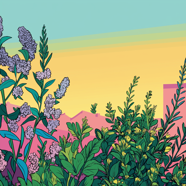 Idealized Garden Illustration