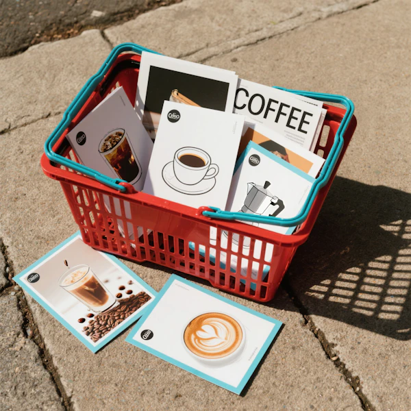 Coffee Card Basket