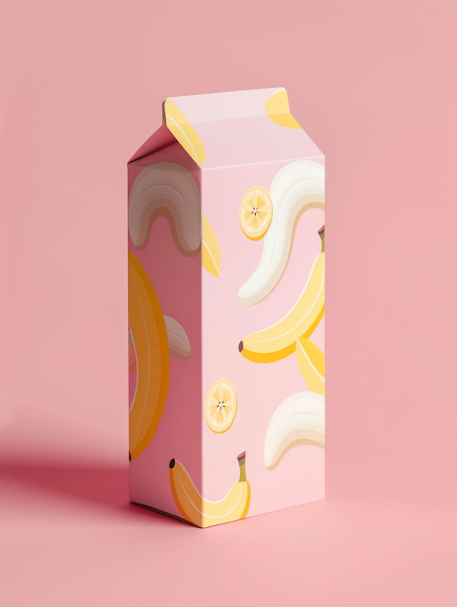 Artistically Designed Carton with Fruity Motifs