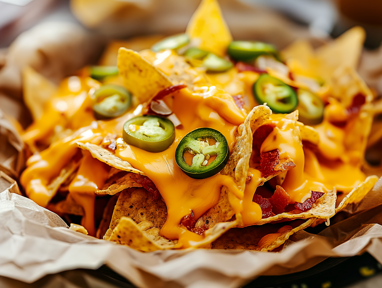 Loaded Nachos Close-Up