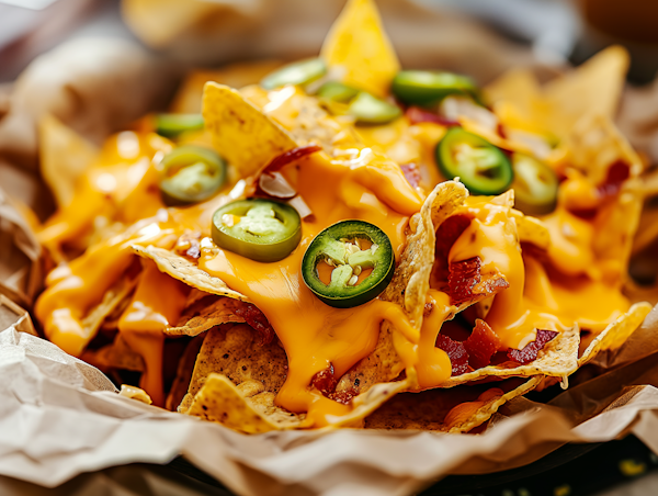 Loaded Nachos Close-Up