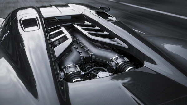 Sports Car Engine Bay
