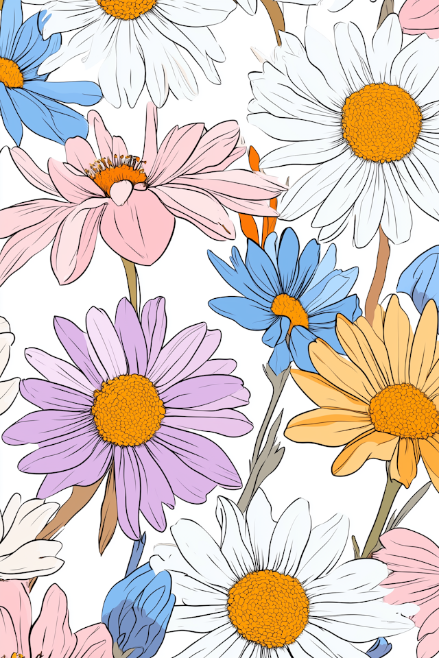 Vibrant Floral Illustration