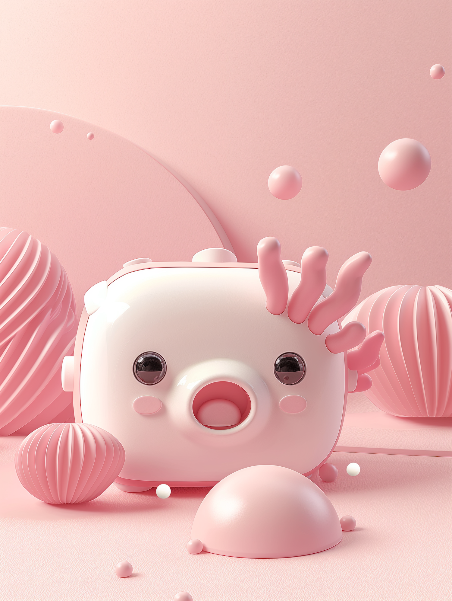 Whimsical Pink Creature