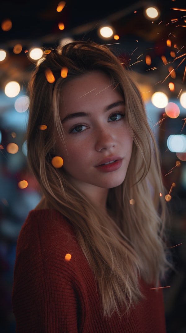 Captivating Young Woman Portrait