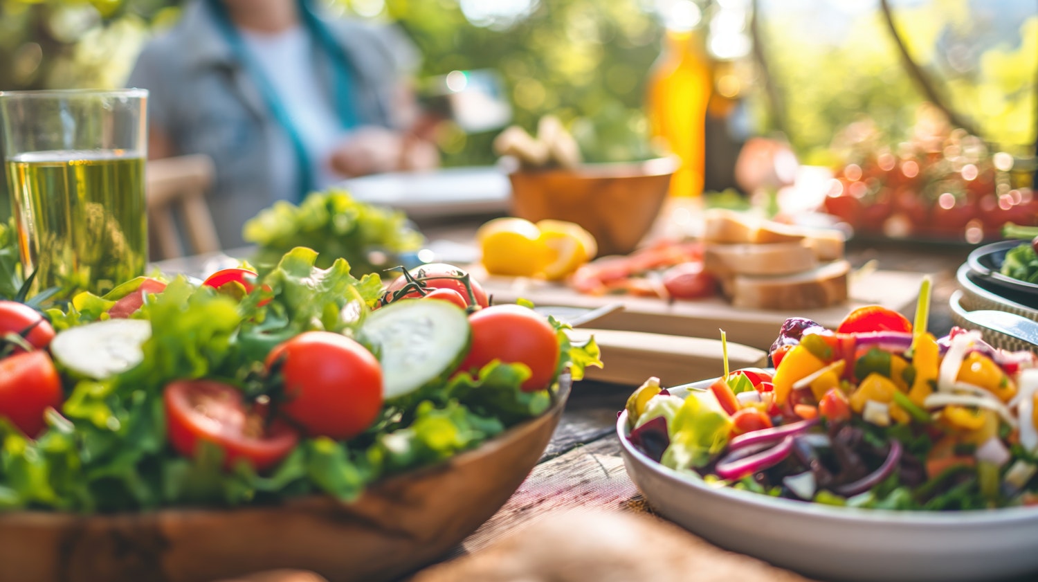 Colorful Outdoor Dining