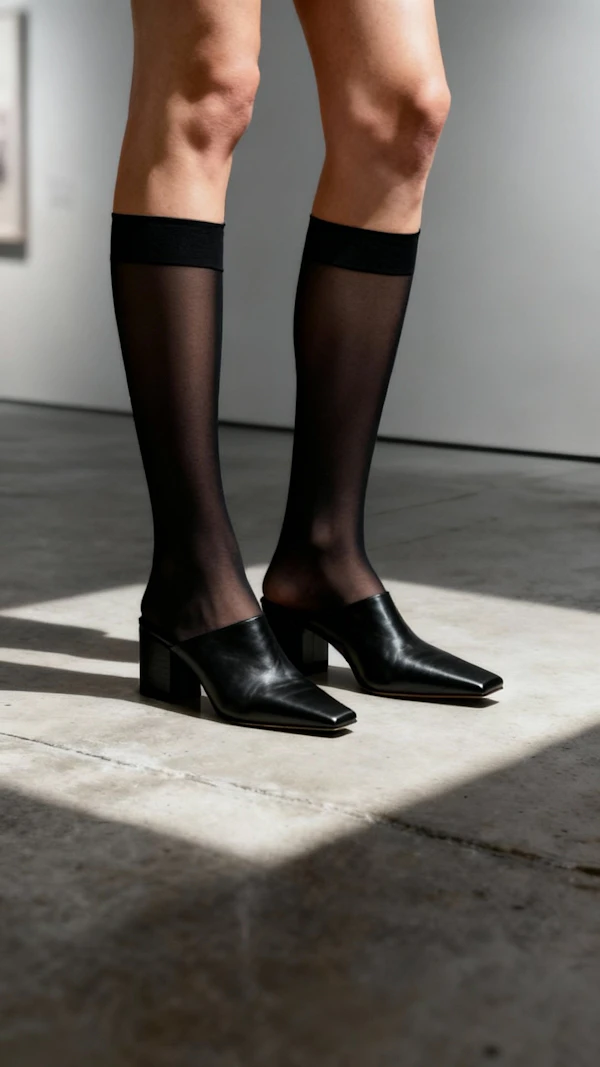 Stylish Footwear Display