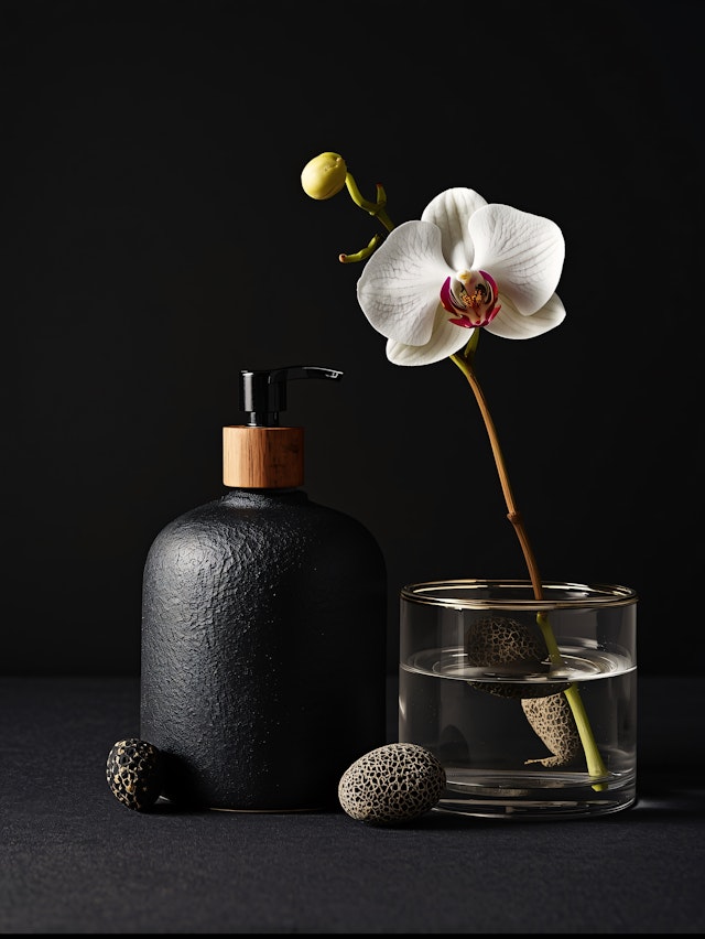 Minimalist Orchid Display
