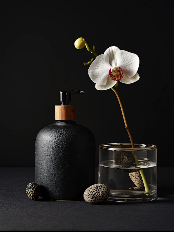 Minimalist Orchid Display