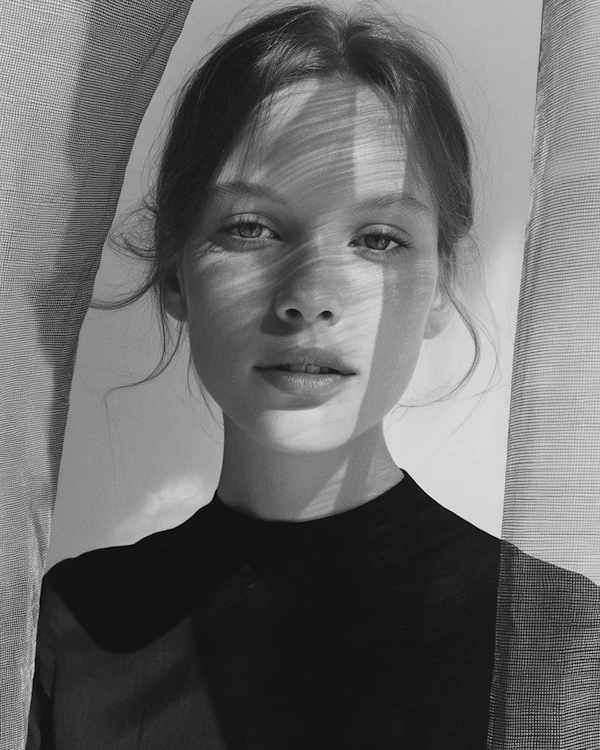 Black-and-White Portrait