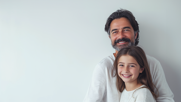 Father-Daughter Embrace