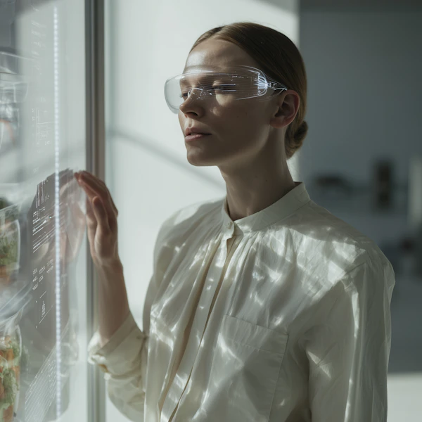 Futuristic Woman Portrait