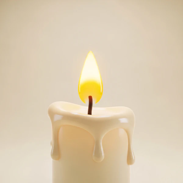 Serene Candle Glow