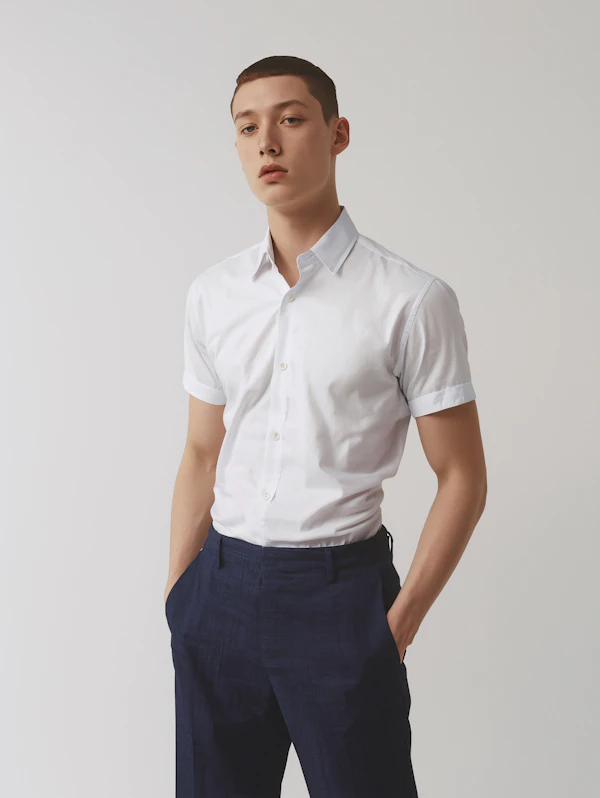 Man in Crisp Outfit