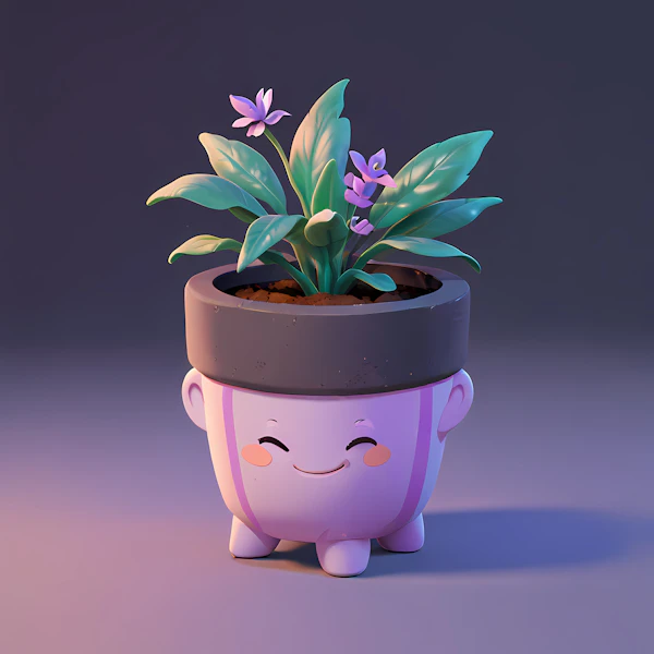 Whimsical Plant Pot