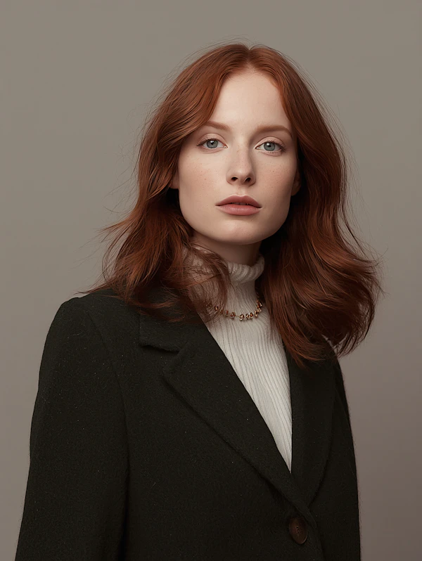 Portrait of Red-Haired Woman