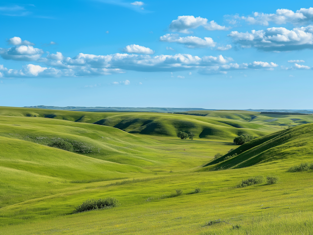 Serene Rolling Hills Landscape