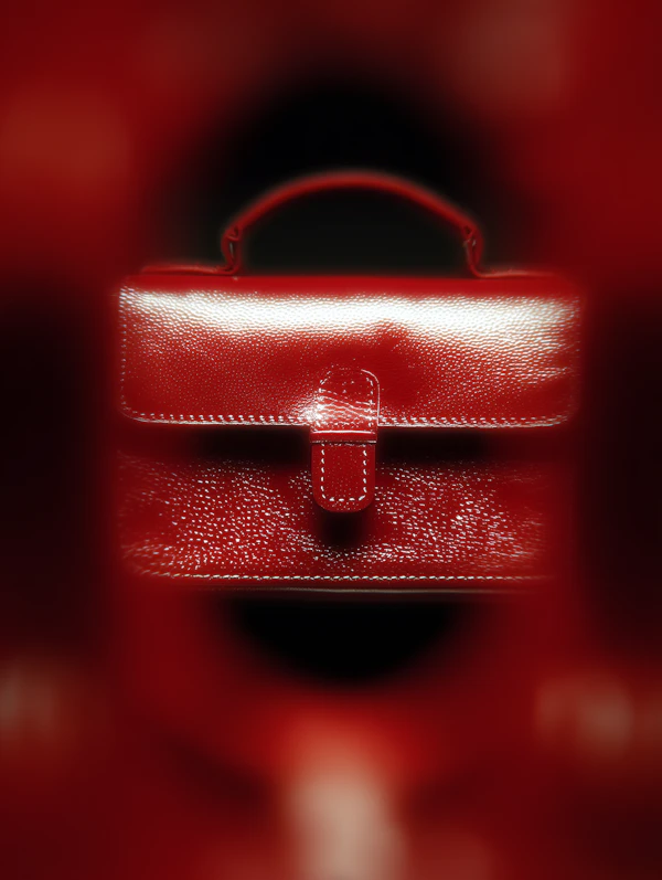 Elegant Red Handbag
