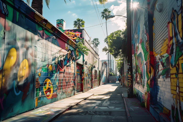 Urban Graffiti Alley