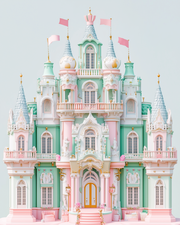 Whimsical Fairy-Tale Castle