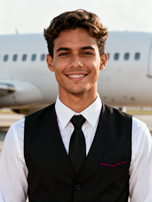 Pilot Portrait Outdoors