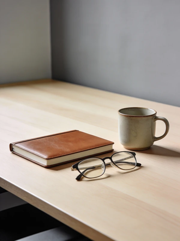 Minimalist Desk Scene
