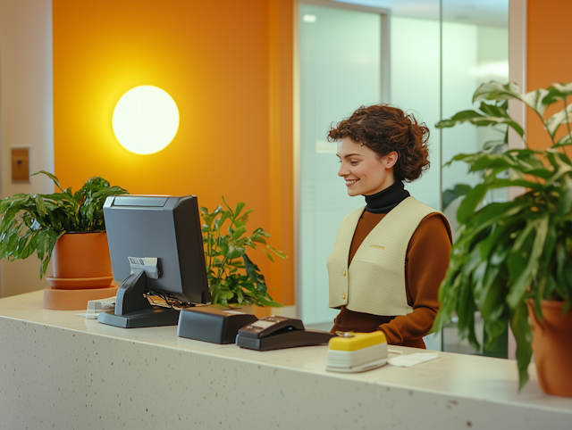 Reception Desk Interaction