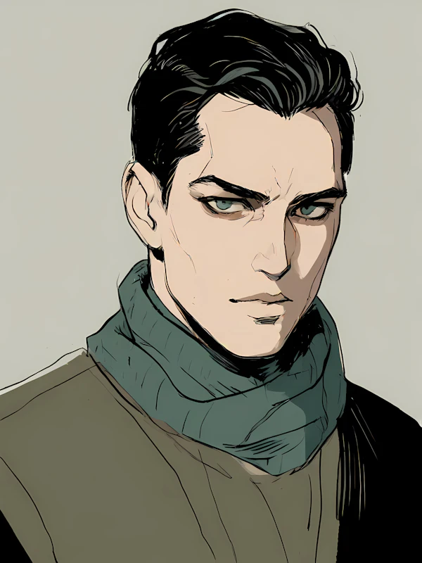 Stylized Portrait Illustration