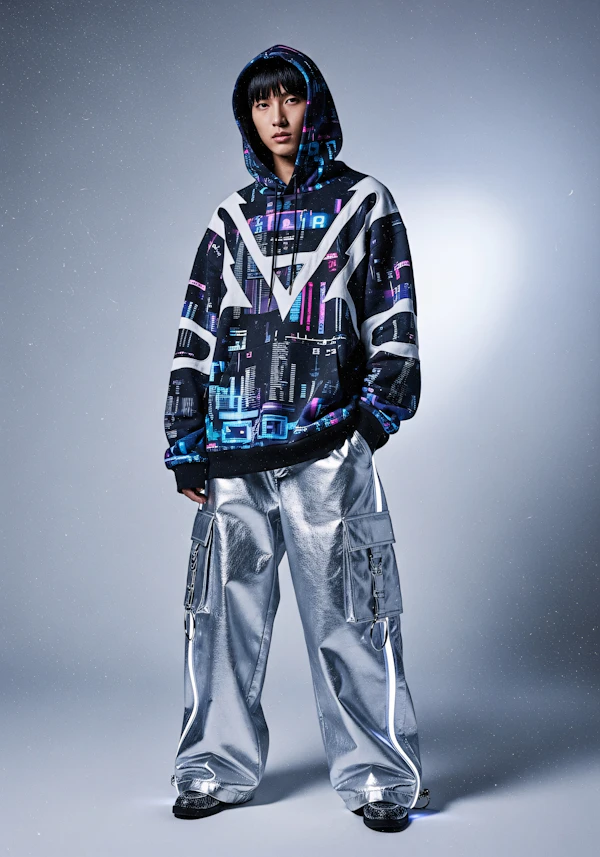 Cyberpunk Fashion Look