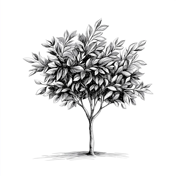 Minimalist Tree Art