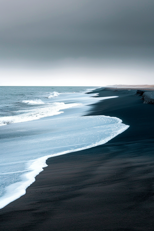 Moody Coastal Landscape