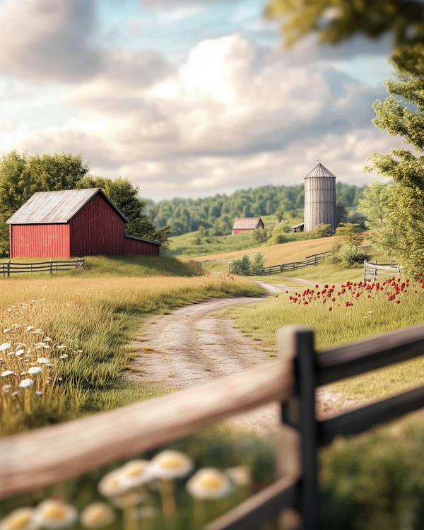 Serene Rural Landscape