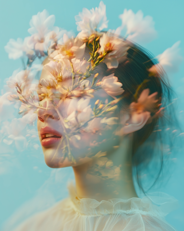 Ethereal Floral Portrait