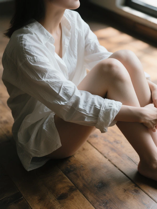Serene Seated Moment