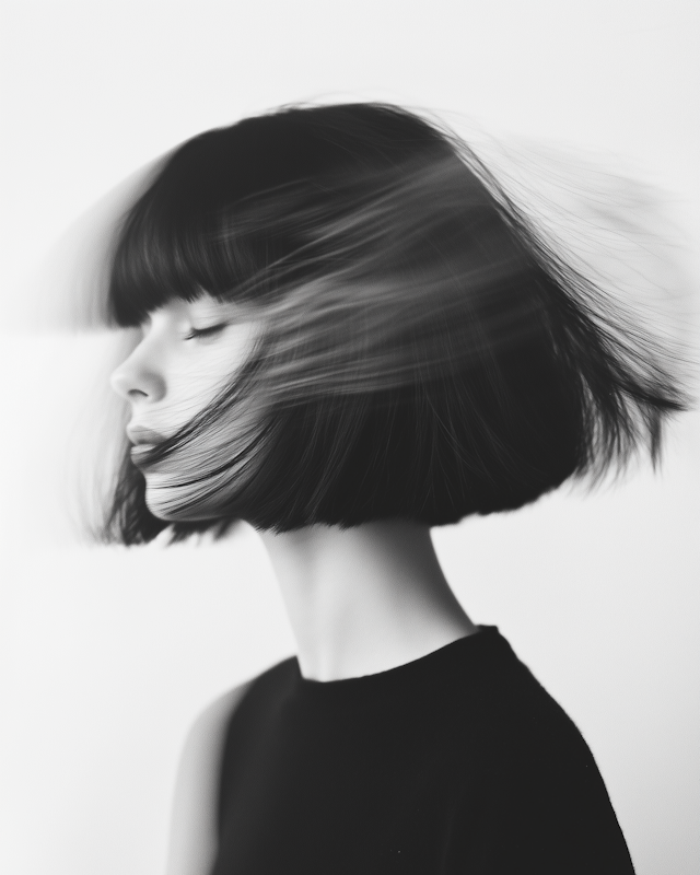 Monochrome Portrait in Motion