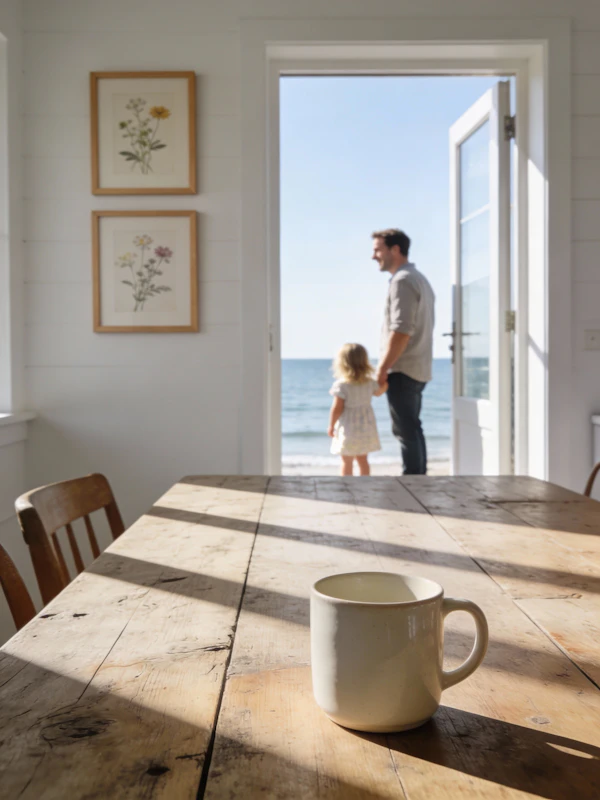 Seaside Serenity Scene