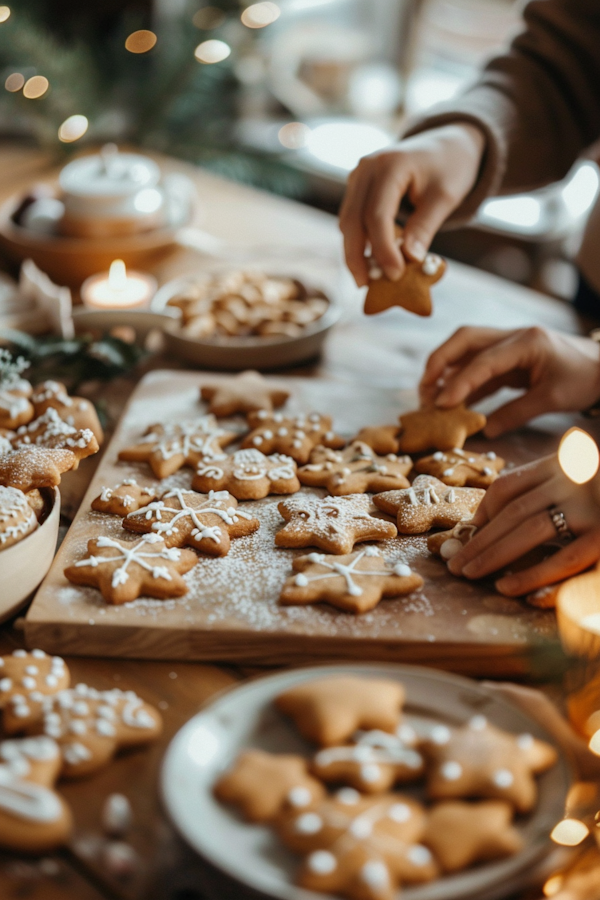 Christmas Cookie Preparation