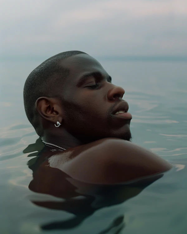 Serene Water Portrait