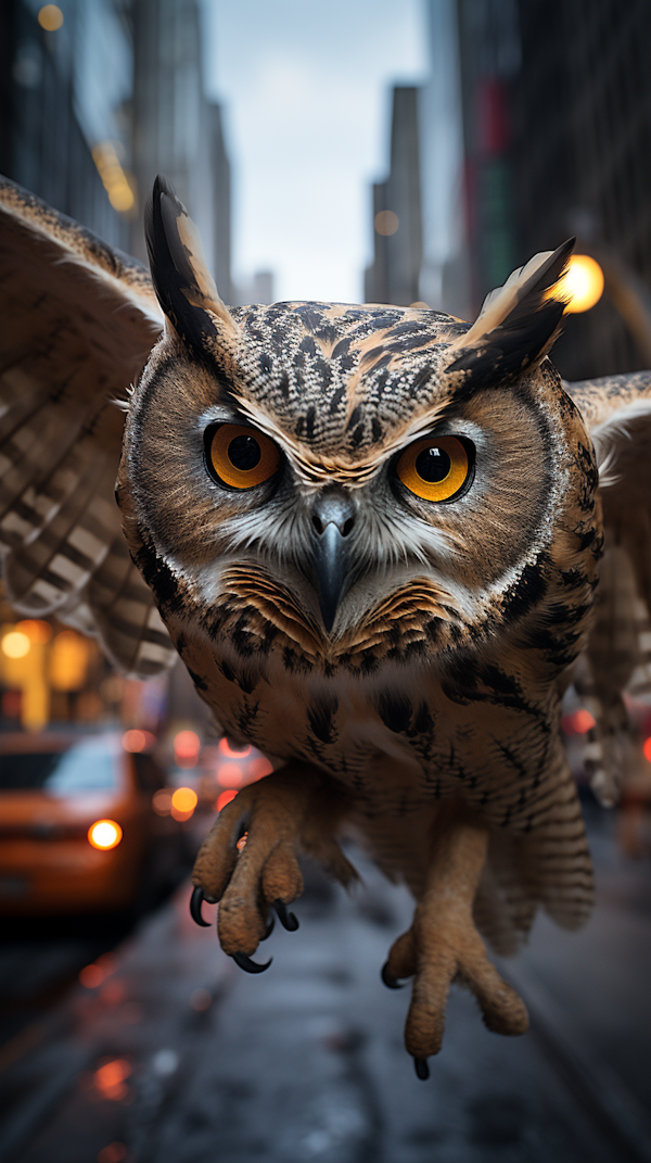 Urban Vigilance: The Owl's Gaze