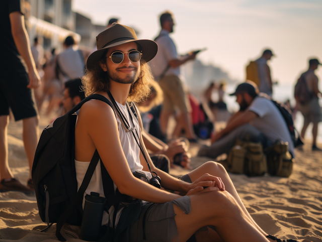 Bohemian Explorer at Golden Hour