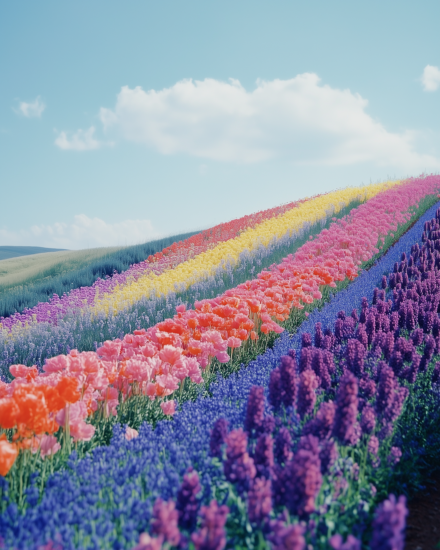 Vibrant Flower Field