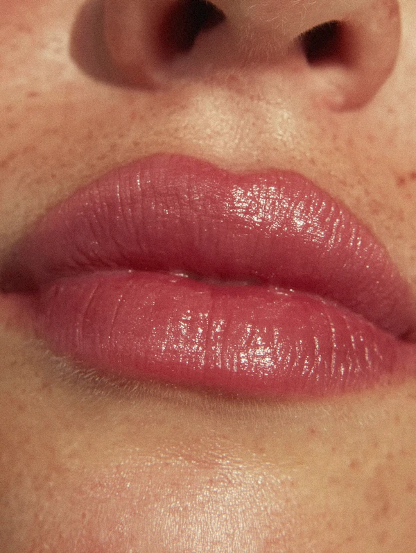Glossy Lips Close-Up