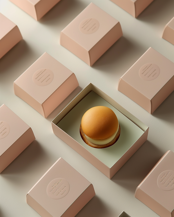 Elegant Dessert Packaging Display