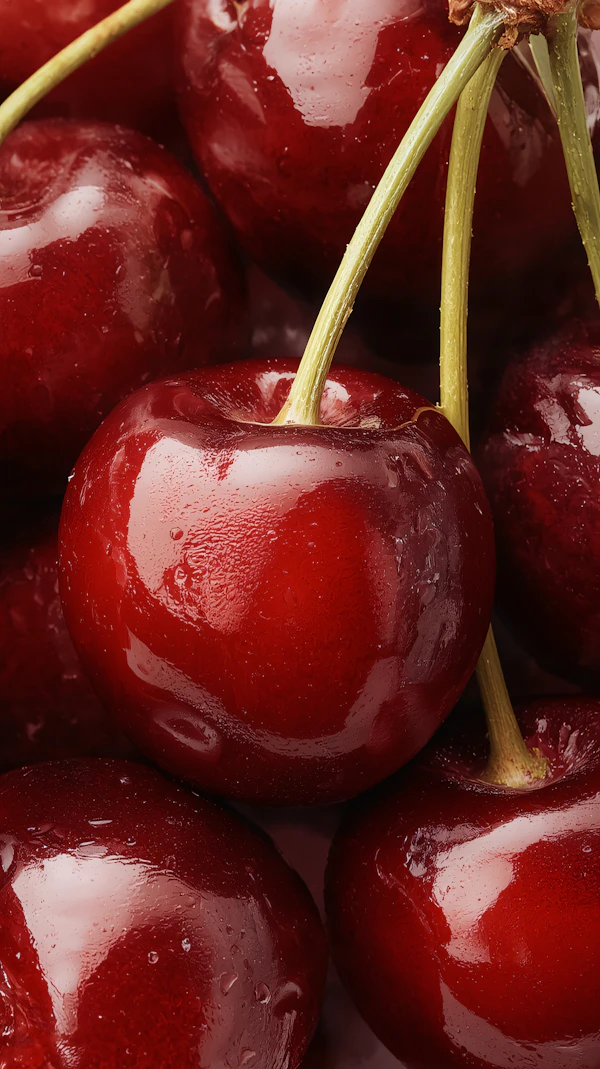 Fresh Juicy Cherries